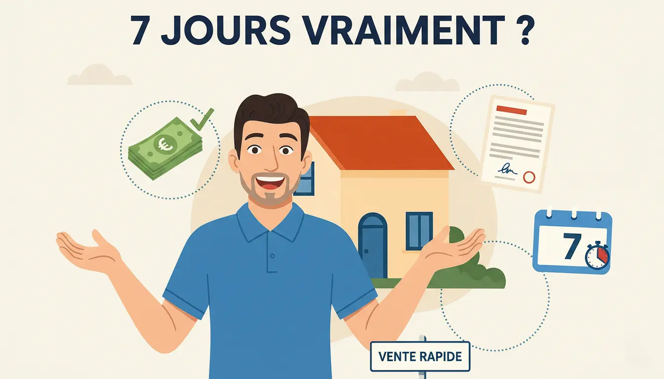 vendre maison en 7 jours est-ce possible?